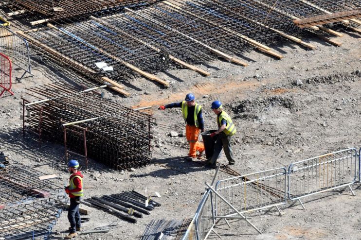 BRITAIN-HEALTH-VIRUS-CONSTRUCTION