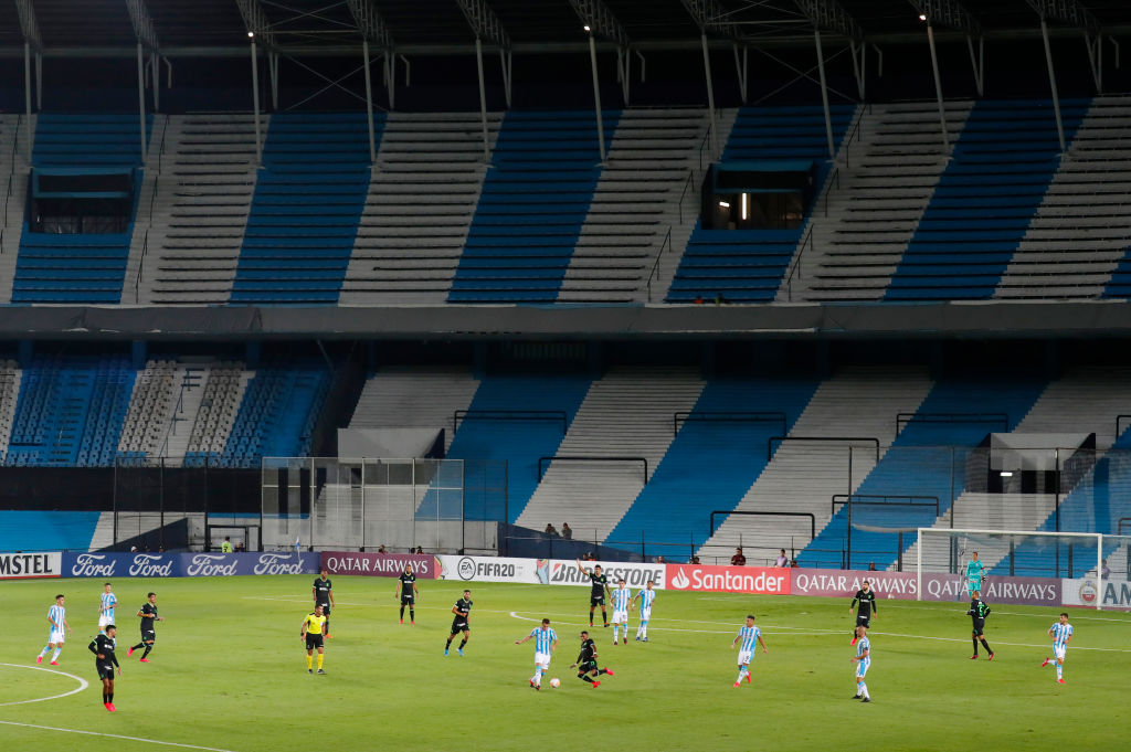 closed-doors football coronavirus