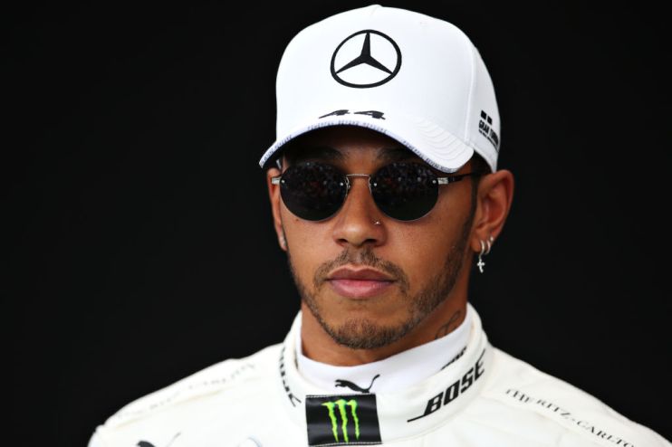 Lewis Hamilton of Mercedes