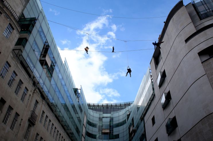 The Flying Frenchies Live Highline Performance on The One Show