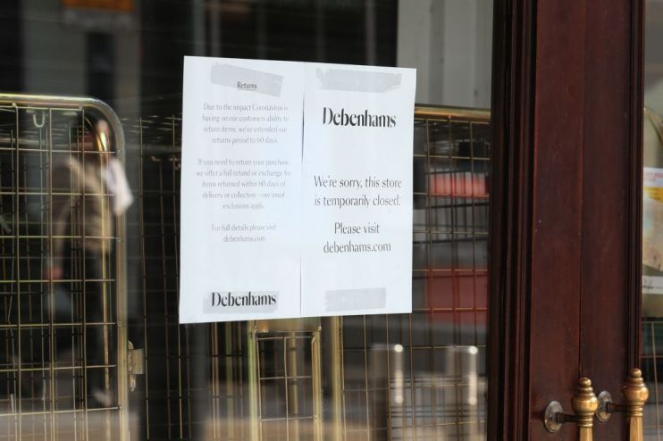 Debenhams has closed all stores in the UK coronavirus lockdown, and now shareholders may put it into administration to protect it from legal claims