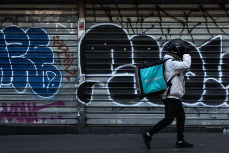 UK tech sector Deliveroo coronavirus