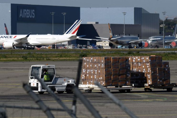 Airbus has announced its largest ever production adjustment in response to the coronavirus pandemic, cutting output of its best-selling A320 narrow-body family by a third to 40 aircraft a month.