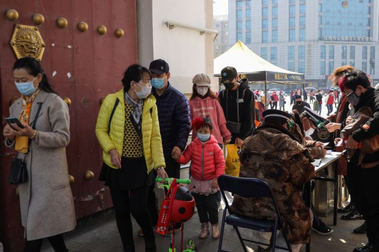 China has reported no new coronavirus deaths for the first time as European countries have seen new cases decline