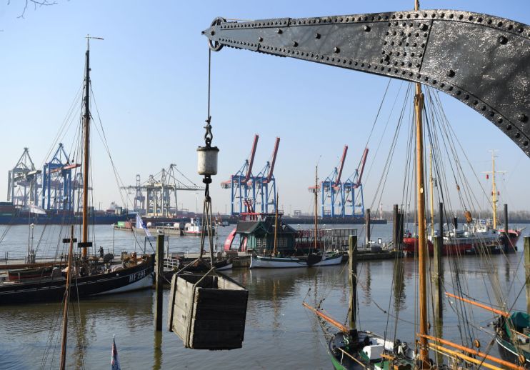 Hamburg Port As Fears Rise Over Global Economic Recession Due To coronavirus (COVID-19) pandemic
