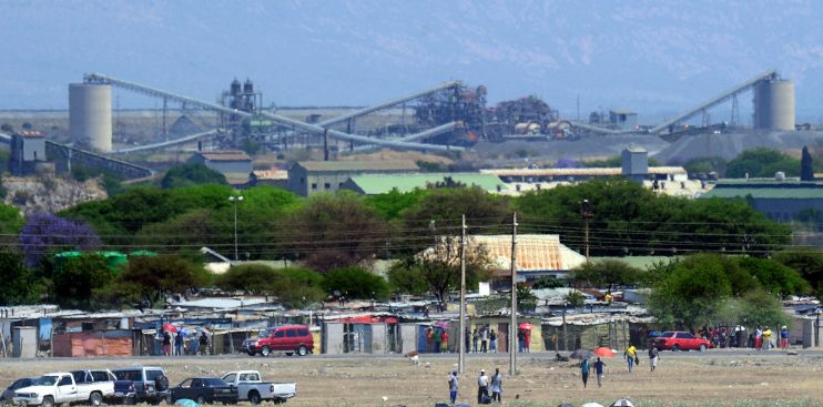 Anglo American&rsquo;s production volumes fell four per cent in the first quarter as coronavirus precautions limited the mining giant&rsquo;s output capacity.