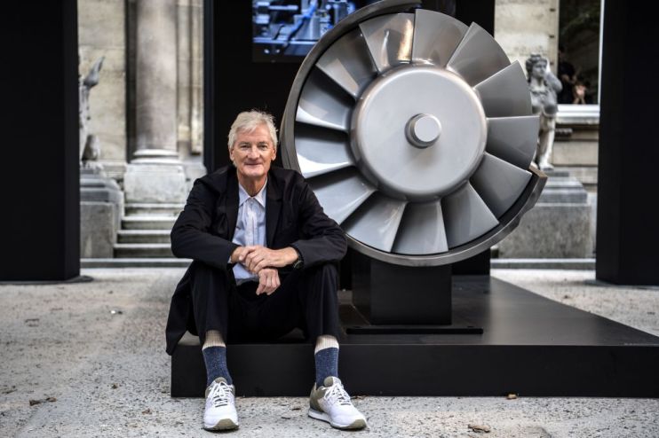 Sir James Dyson has accused political leaders of not &ldquo;going for growth&rdquo; after official figures showed the UK is at risk of a recession.
