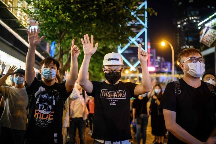 HONG KONG-CHINA-POLITICS-PROTEST