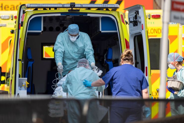The UK's coronavirus death toll surpassed 38,000 in early May, by far the worst recorded in Europe, data showed today.