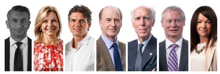 Gordon Sanghera, Kim Morrish, Simon Morrish, Simon Erlanger, Anderson Bakewell, Ron MacEachran, Dr Deborah O&rsquo;Neil