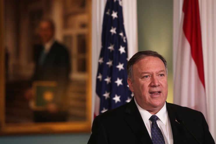 hsbc china mike pompeo