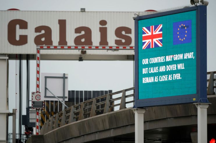 Activity At Calais As The UK Enters Brexit Transition Period