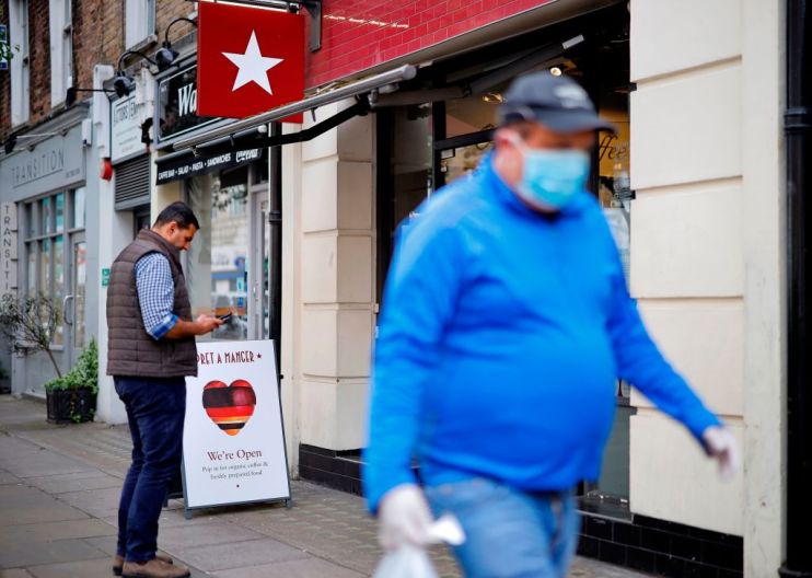 BRITAIN-HEALTH-VIRUS-RETAIL