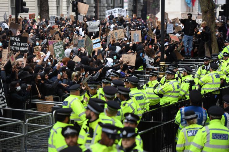Black Lives Matter Demonstrations In UK Continue Into The Weekend