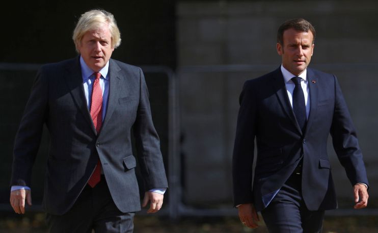 Boris Johnson has told French president Emmanuel Macron that it makes no sense to extend post-Brexit trade talks into the autumn.