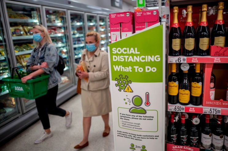 Grocery sales in the UK grew 18.9 per cent in the four weeks up to 14 June, new data has shown, as online shopping and convenience stores continued to attract shoppers through the coronavirus lockdown period.