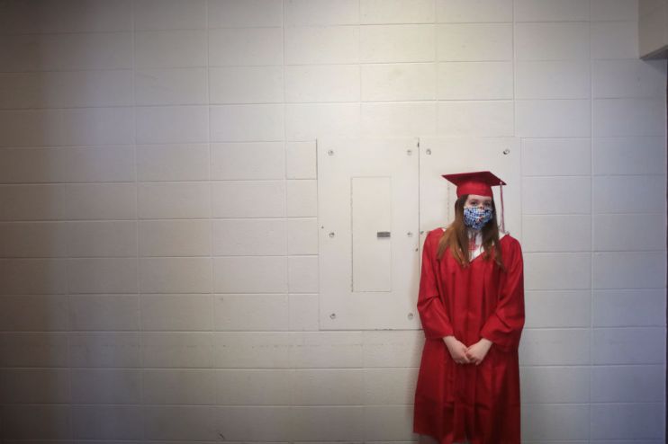 Illinois High School Holds Socially Distanced Graduation During Coronavirus Pandemic