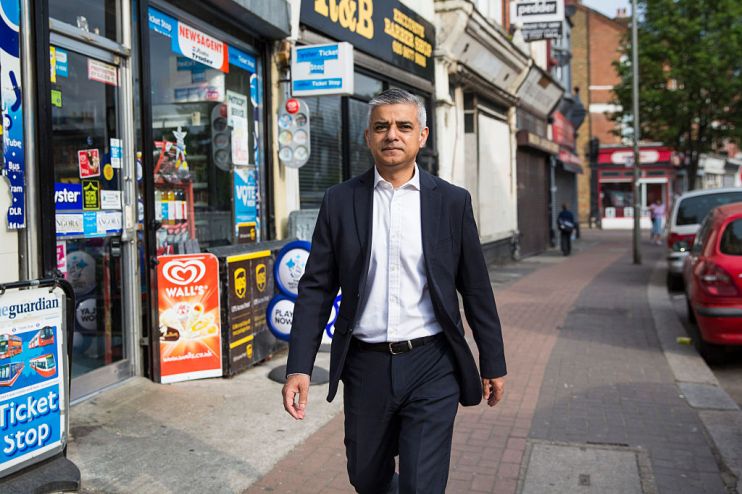 Newly-elected London Mayor Leaves Home For First Day At City Hall