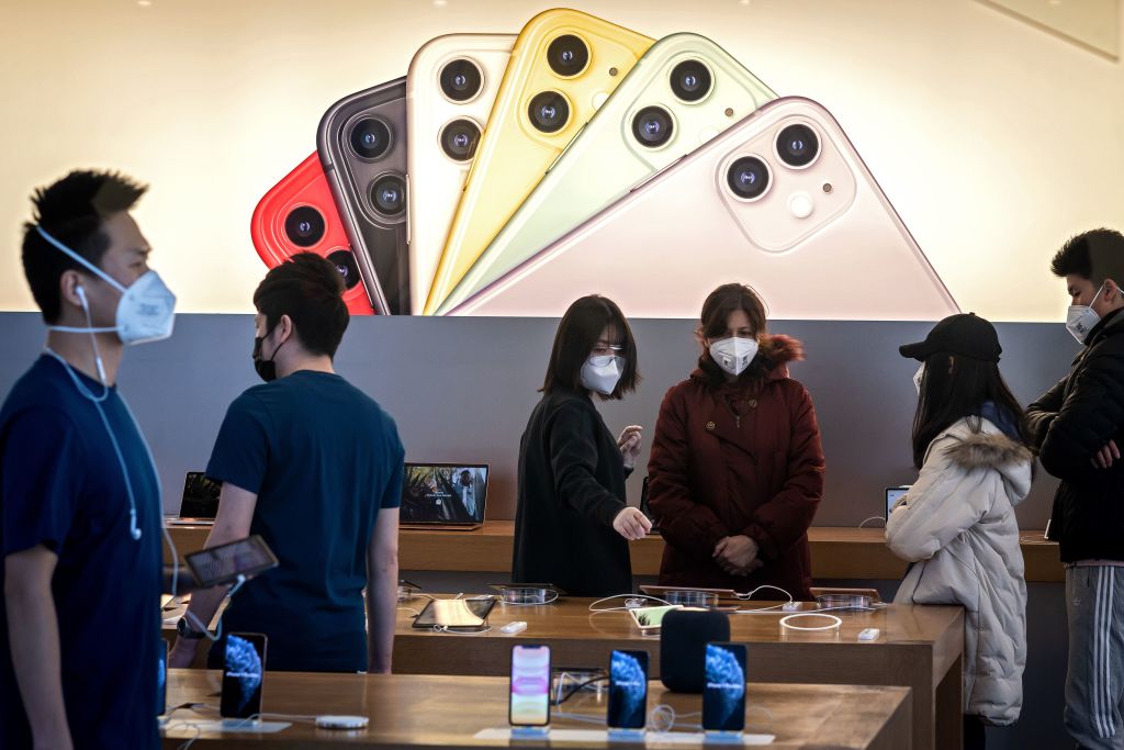 CHINA-HEALTH-VIRUS-APPLE