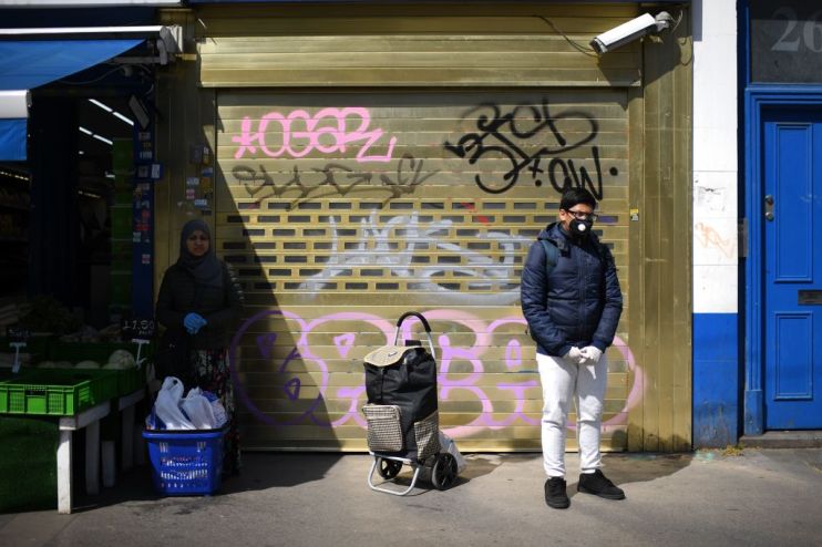 BRITAIN-HEALTH-VIRUS-RETAIL