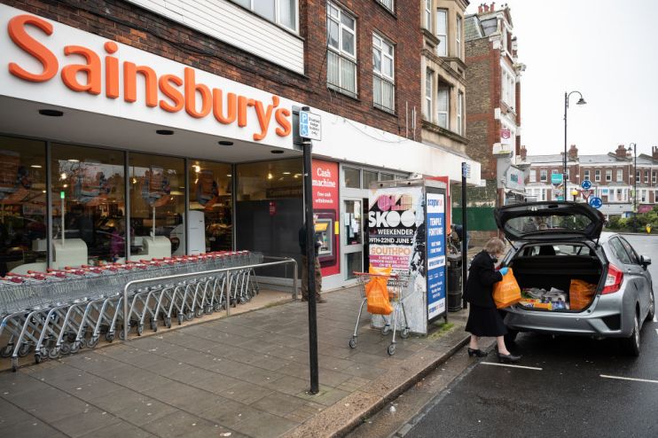 Grocer Sainsbury's today said that total first quarter sales increased by 8.5 per cent as the supermarket beat expectations despite the coronavirus pandemic.