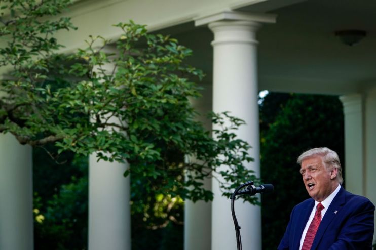 President Trump Holds A media Conference At The White House