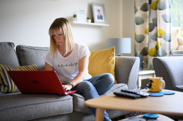 working from home uk