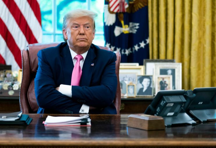 Trump Meets With Cabinet Members, Members Of Congress On Stimulus Payments