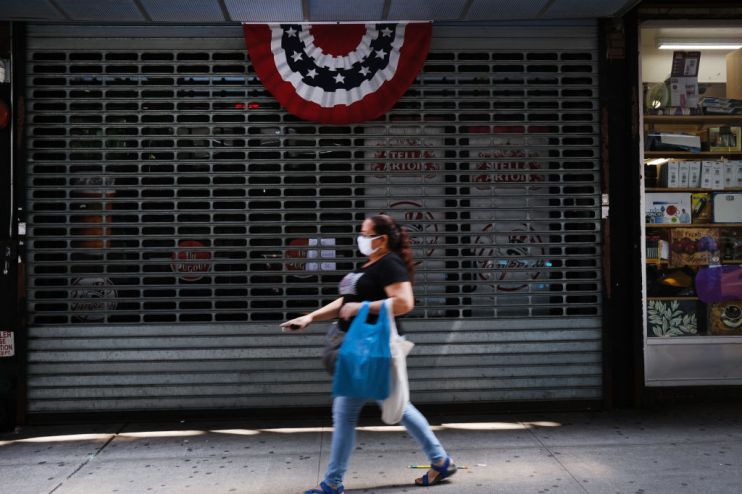 US economy: Demand hit by new coronavirus lockdowns