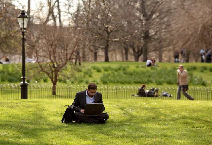 Londoners Revel In Spring Sunshine
