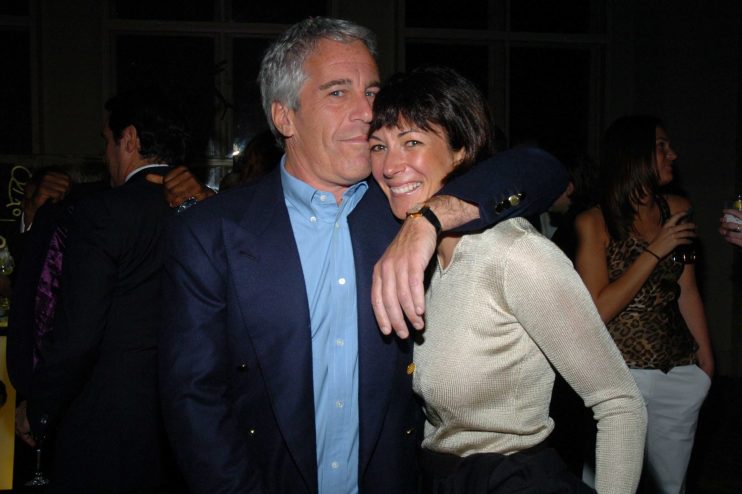 Jeffrey Epstein and Ghislaine Maxwell a decade ago