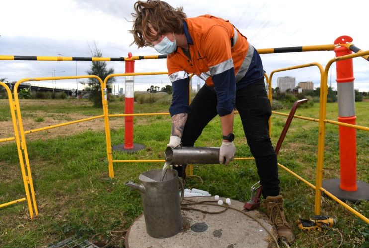 AUSTRALIA-HEALTH-VIRUS-SEWAGE