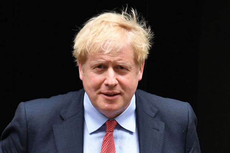 Boris Johnson Leaves Downing Street For The Houses Of Parliament