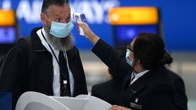 Health secretary Matt Hancock said the government are working with Heathrow Airport on its plan to roll out mass testing of passengers to help end the two week quarantine for international travellers.