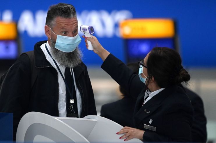 Health secretary Matt Hancock said the government are working with Heathrow Airport on its plan to roll out mass testing of passengers to help end the two week quarantine for international travellers.
