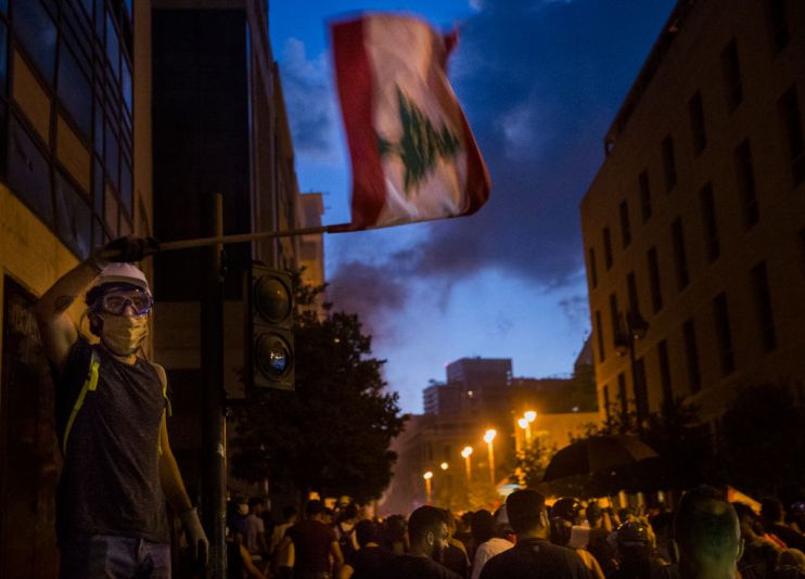 Beirut's Anti-Government Protests Reignited By Port Explosion