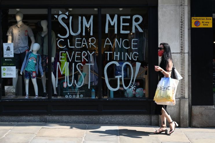 UK retail sector enjoys 'significant' jump in footfall as economy recovers