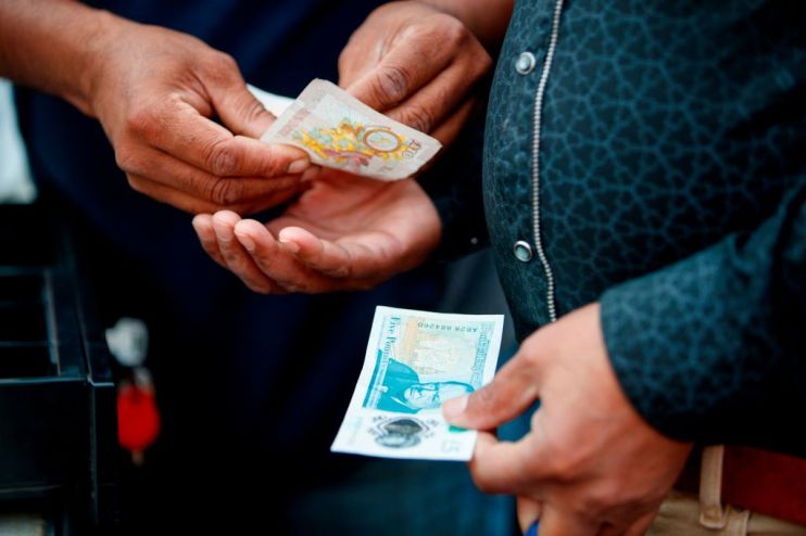 Pound slips after touching highest level since start of year