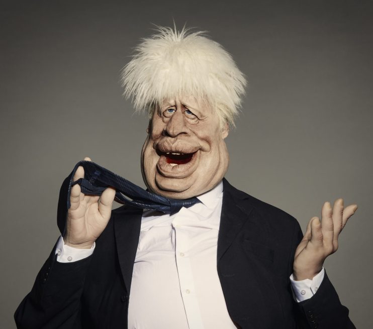 Boris Johnson via Spitting Image by Mark Harrison