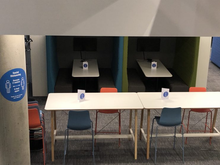 London engineering firm Arup reopened its offices for staff struggling while working from home during lockdown
