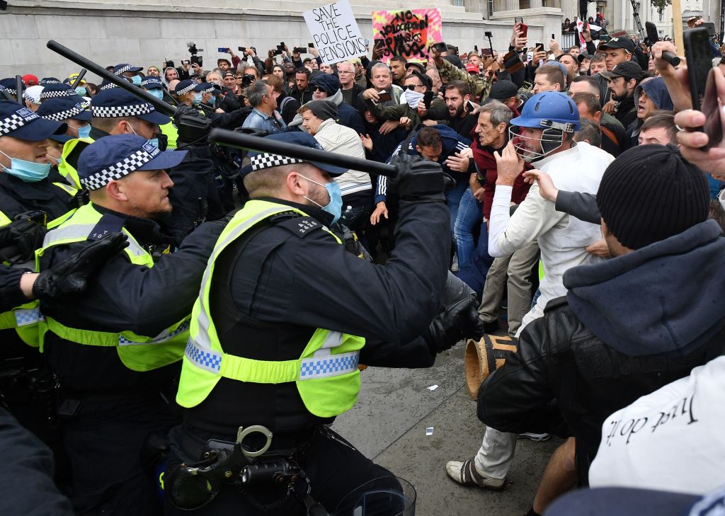 BRITAIN-HEALTH-VIRUS-PROTEST