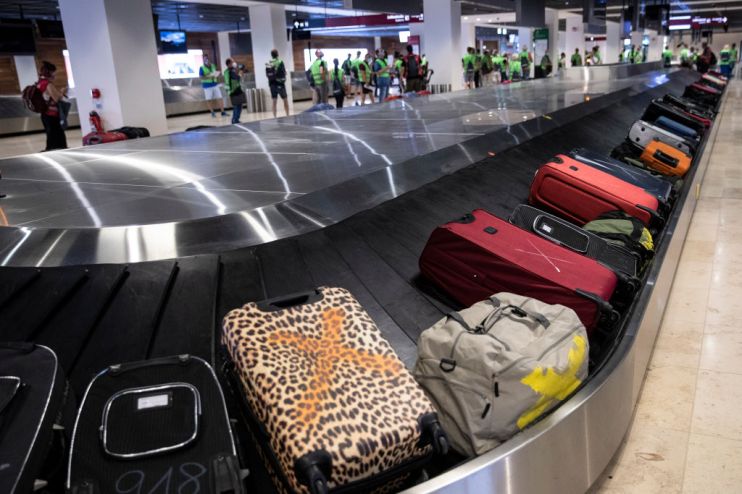 Baggage handlers Menzies Aviation swung to a &pound;39m loss in the first half of the year as the coronavirus pandemic hammered the aviation industry.