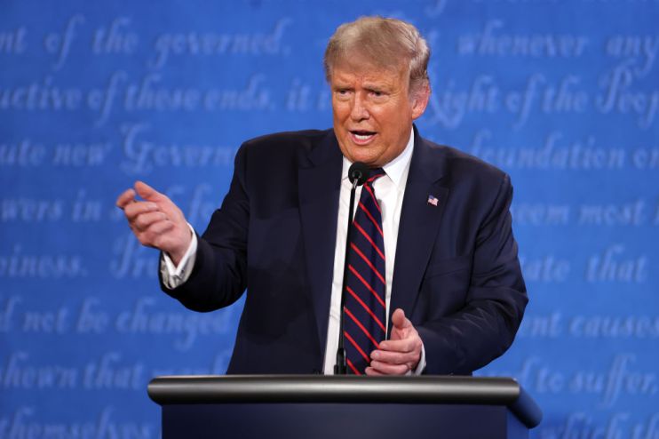 Donald Trump And Joe Biden Participate In First Presidential Debate