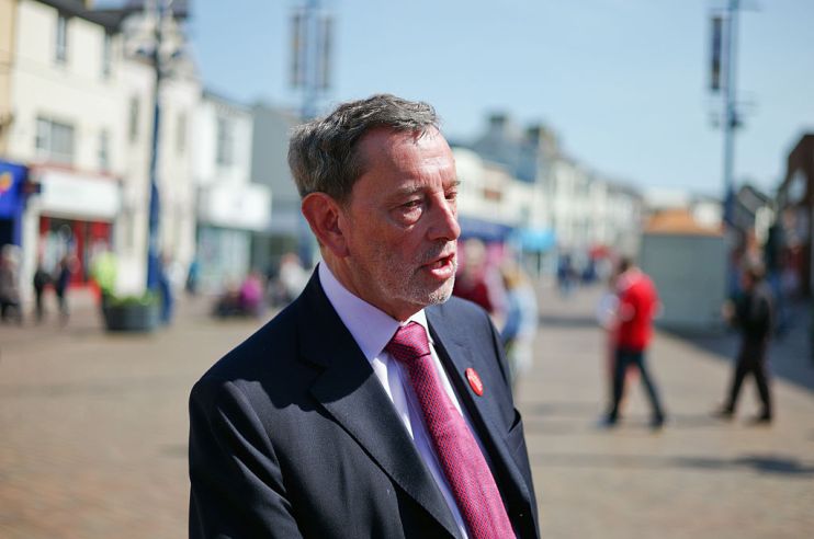 Former home secretary David Blunkett.
