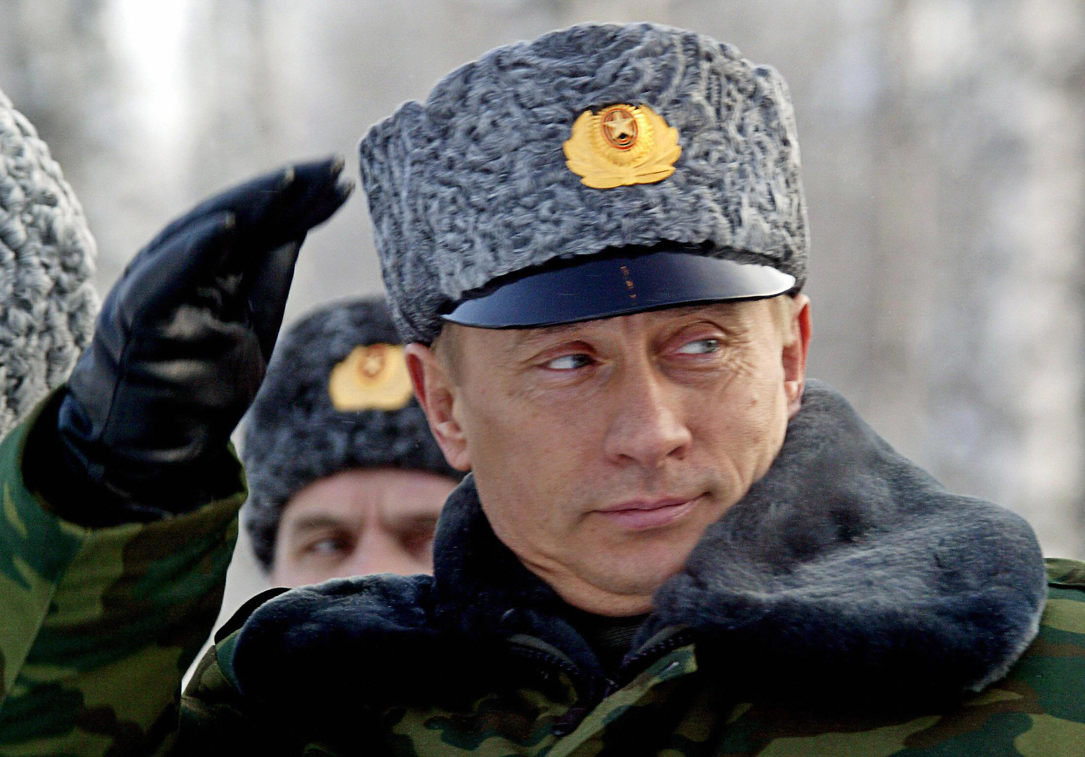 File photo shows Russian President Vladi...