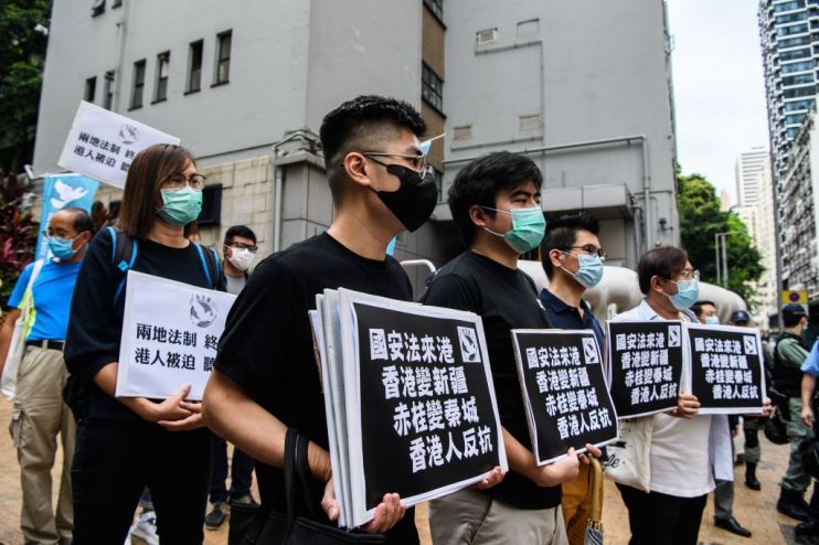 TOPSHOT-HONG KONG-CHINA-POLITICS