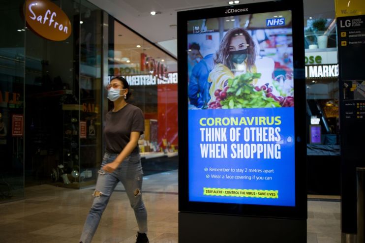 BRITAIN-HEALTH-VIRUS-RETAIL