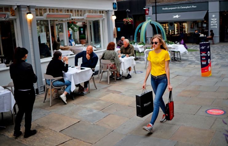 central london footfall