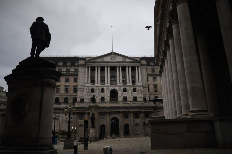 Bank Of England negative Interest Rates negative rates boe