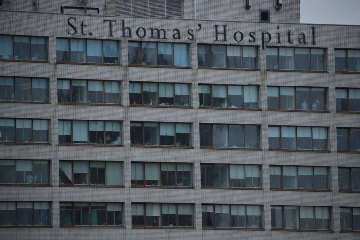 Police are dealing with a security incident at St Thomas' Hospital on the Southbank, with Westminster Bridge currently closed.
